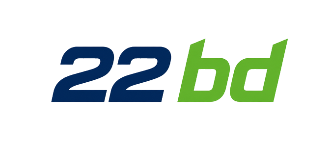 22 bd logo on green themed homepage